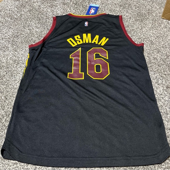 Cleveland Cavaliers Cavs #16 Cedi Osman YOUTH XL Black Basketball Jersey - Picture 8 of 10